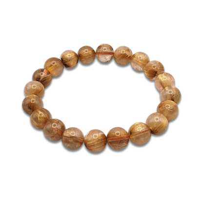 High Grade Golden Rutilated Bracelet